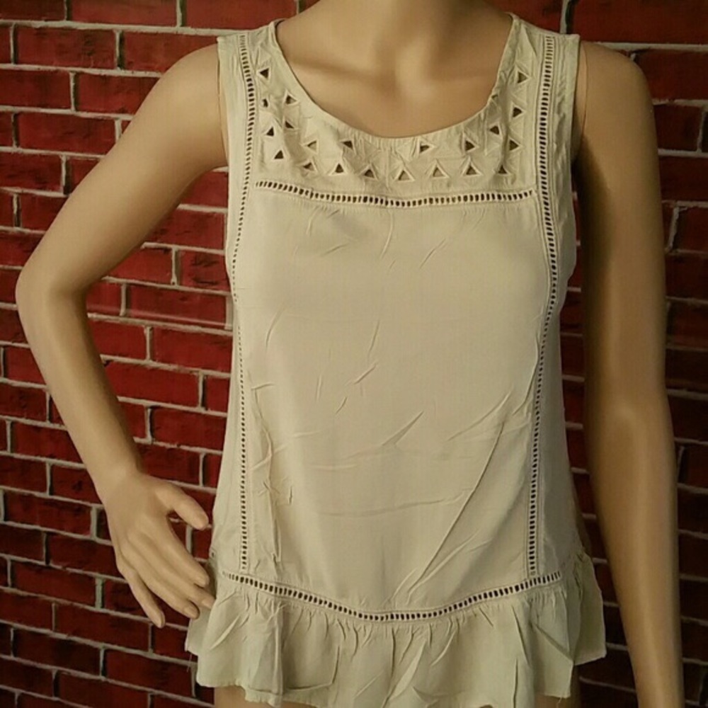 ⭐️Discount Shipping⭐️ Beige Relaxed Fit Top